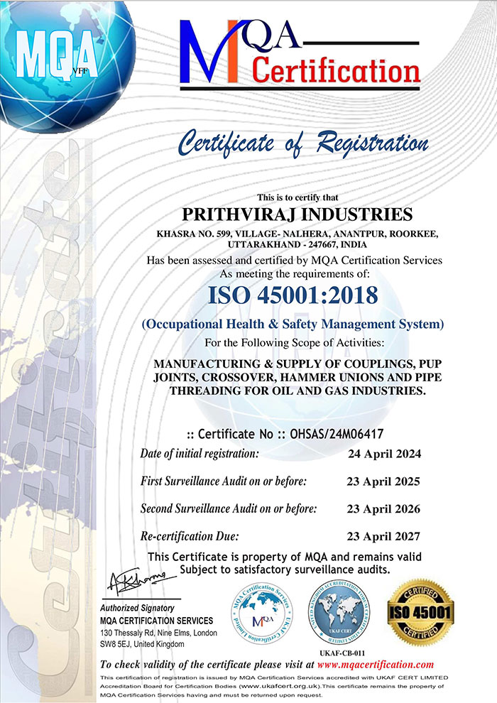 ISO-45001-PRITHVIRAJ-INDUSTRIES